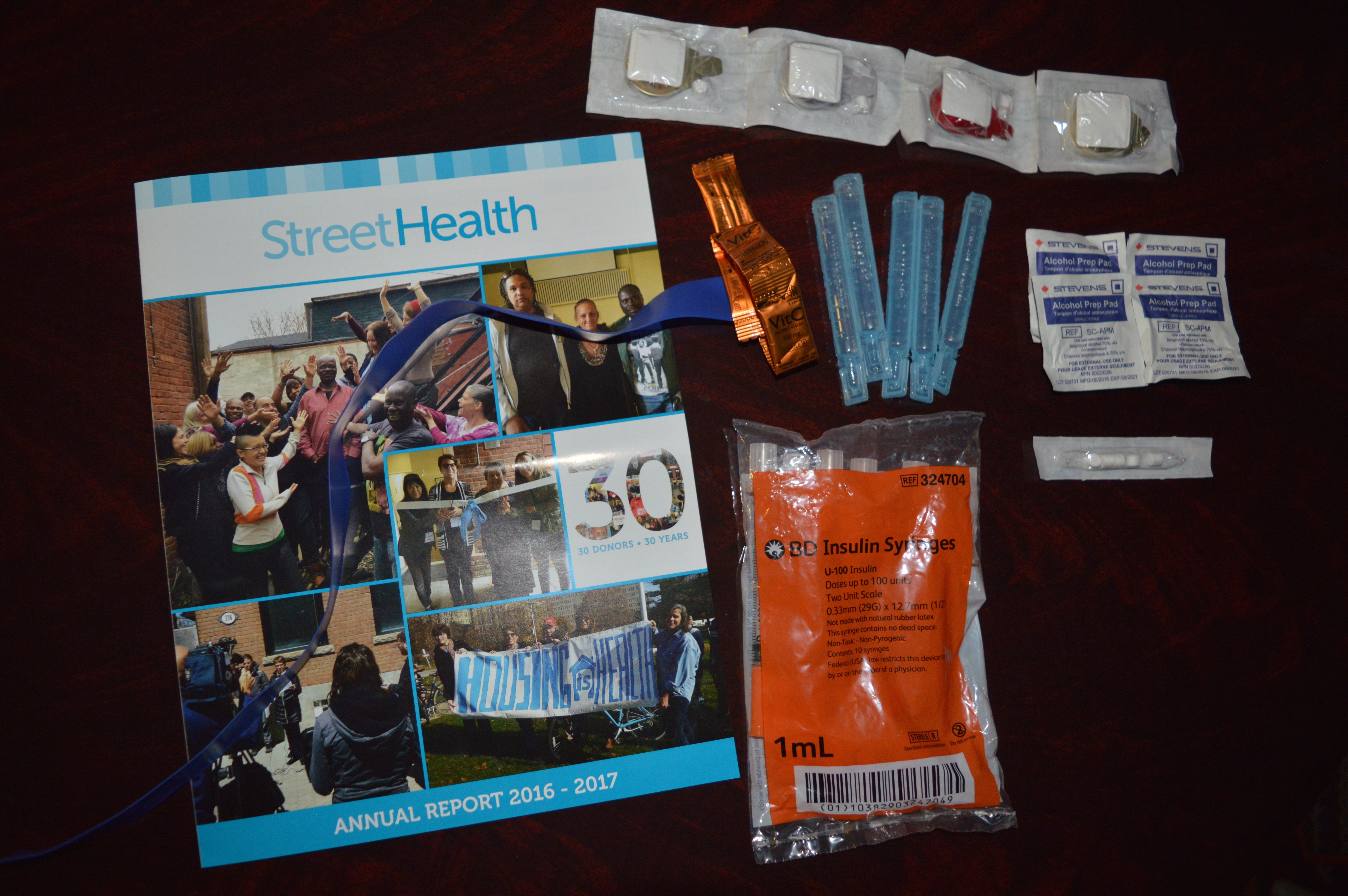 Syringe, Saline and Sanitized