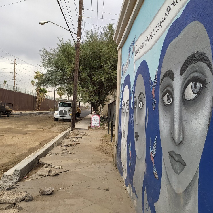 Figure 5: Mural in Columbus Avenue, Mexicali