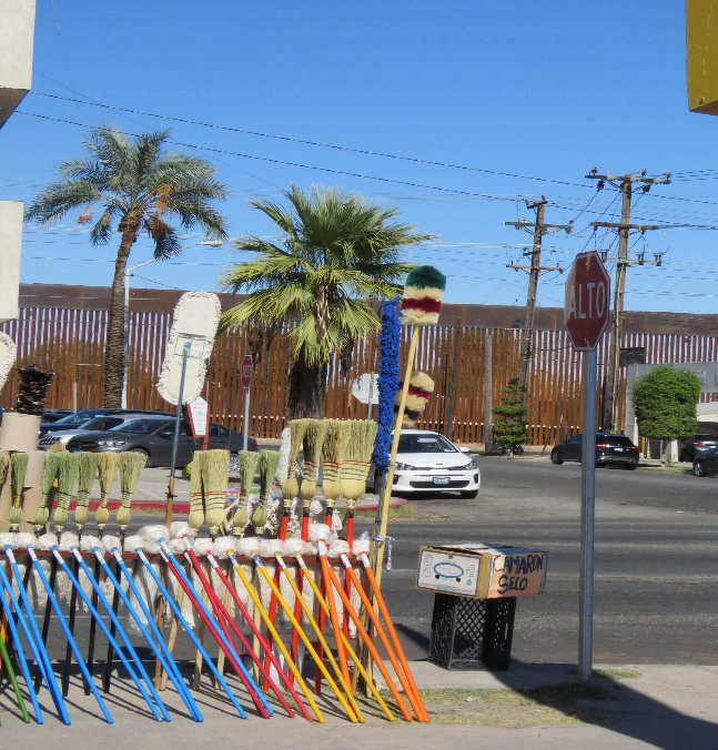 Figure 8: Social contrasts beside the wall 2